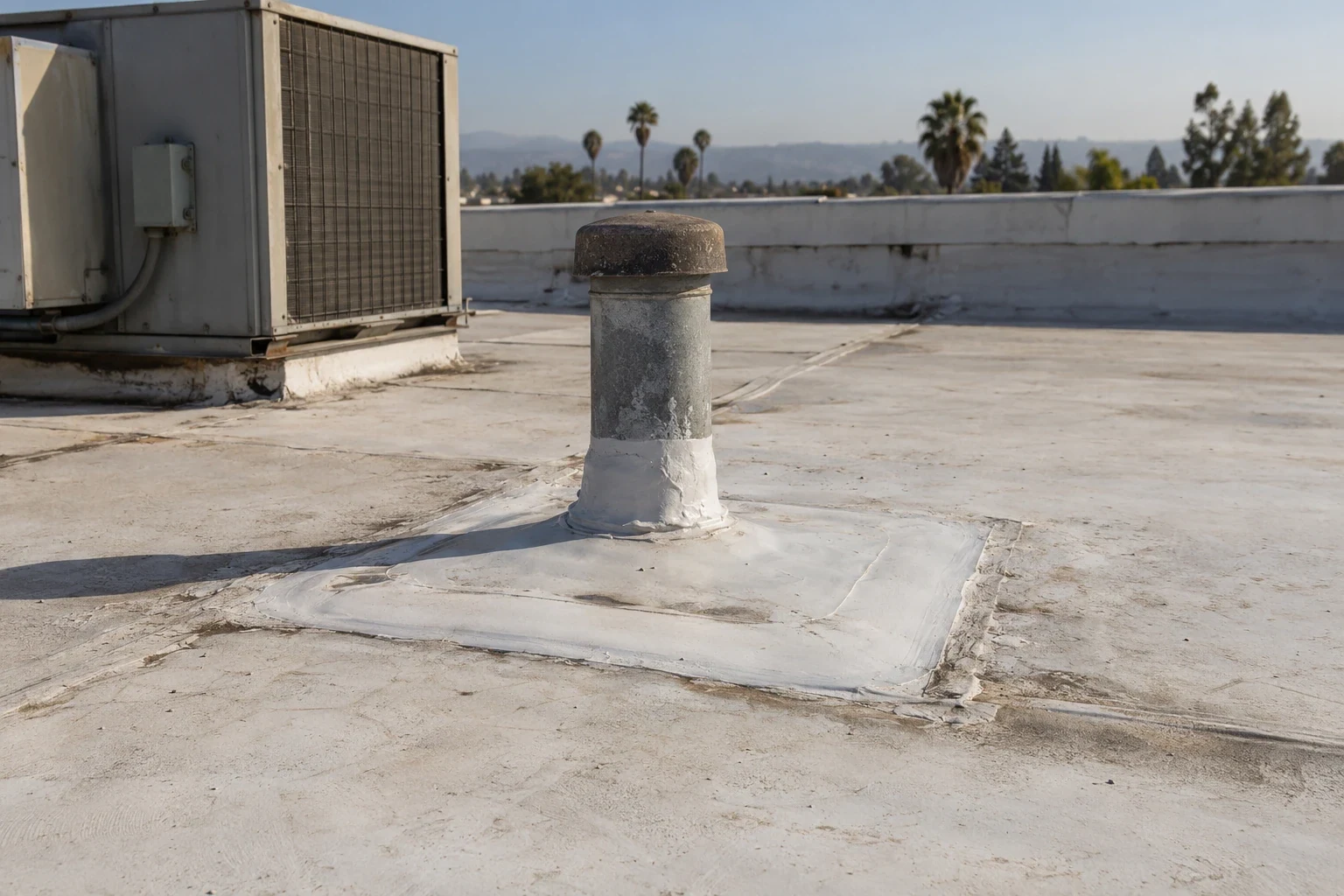 Roof Membrane Puncture Repair in Huntington Beach, CA