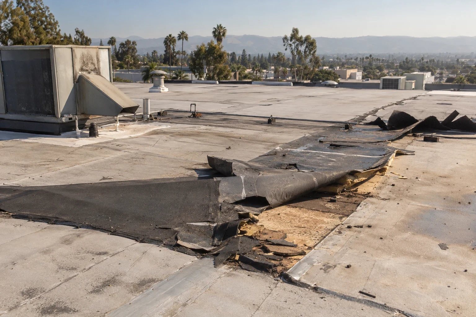 Wind Damage Roof Repair in Huntington Beach, CA