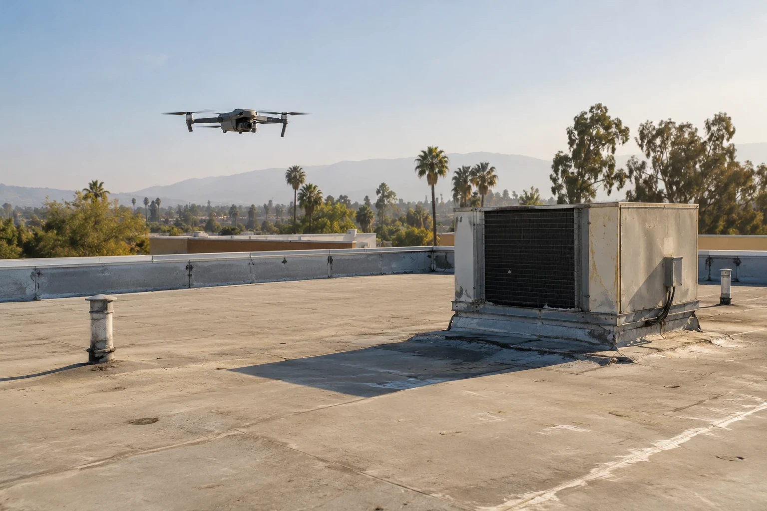 Drone Roof Inspection in Huntington Beach, CA
