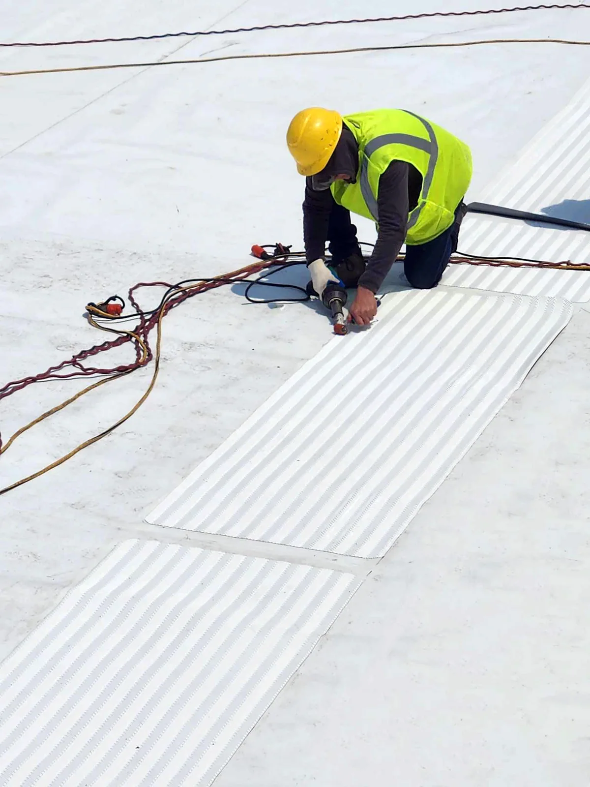 Scheduled roof maintenance visits